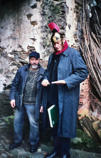 Carlos og Claude Royet-Journoud, Galicia, 2006. Fotograf: Emilio Araúxo.